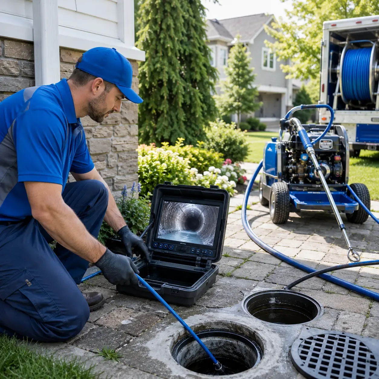 Outdoor drain cleaning professionals serving Shaftsbury, VT